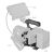 SmallRig 6381 - klatka, uchwyt górny, płytka do akumulatora V-Mount, zacisk kabla do Canon EOS R6 V - przykład użycia